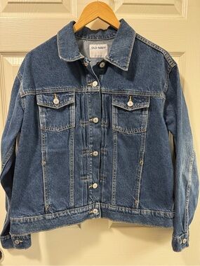 Old Navy Medium Blue Denim Jean Jacket
